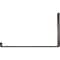 Ekena Millwork Steel Hanging Shelf Bracket, Hammered Gray 2"W x 12"D x 7"H BKTM02X12X07HSHGY - alternate 6